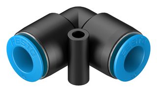 QSL-10 - Pneumatic Fitting, Push-In L-Fitting, 14 bar, 8 mm, PBT (Polybutylene Terephthalate), QSL - FESTO