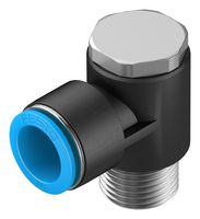 QSLV-1/2-16 - Pneumatic Fitting, Push-In L-Fitting, R1/2, 14 bar, 16 mm, PBT (Polybutylene Terephthalate), QSLV - FESTO