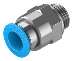 QS-G1/4-10 - Pneumatic Fitting, Push-In Fitting, G1/4, 14 bar, 10 mm, Brass, QS - FESTO