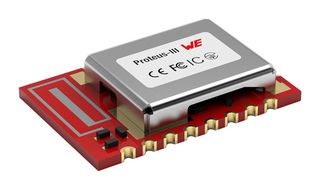 2611011024000 - Bluetooth Module, Proteus-III, V5.1, 2.402 GHz to 2.48 GHz, 2 Mbps, -92 dBm, 1.8 V to 3.6 V - WURTH ELEKTRONIK