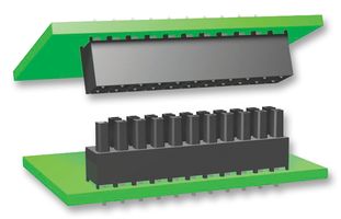 IPS1-115-01-S-D-PL . - PCB Receptacle, Board-to-Board, 2.54 mm, 2 Rows, 30 Contacts, Through Hole Mount, IPS1 - SAMTEC