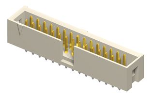 HTST-105-02-T-D . - Pin Header, Wire-to-Board, 2.54 mm, 2 Rows, 10 Contacts, Through Hole, HTST - SAMTEC