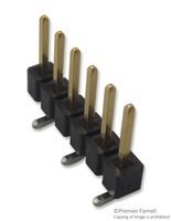 TSM-104-01-L-SV-P-TR - Pin Header, Board-to-Board, 2.54 mm, 1 Rows, 4 Contacts, Surface Mount, TSM Series - SAMTEC