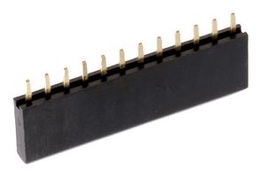 61300711821 - PCB Receptacle, Board-to-Board, 2.54 mm, 1 Rows, 7 Contacts, Through Hole Mount, WR-PHD - WURTH ELEKTRONIK
