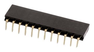 613020143121 - PCB Receptacle, Board-to-Board, 2.54 mm, 1 Rows, 20 Contacts, Through Hole Mount Right Angle - WURTH ELEKTRONIK