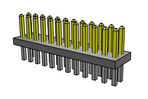 FTS-112-01-L-D . - Pin Header, Wire-to-Board, 1.27 mm, 2 Rows, 24 Contacts, Through Hole Straight, FTS - SAMTEC