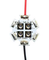 ILH-IW04-85SL-SC211-WIR200. - IR Emitter Module, 4 Chip, 850 nm, ± 75° (150°), 4120 mW/Sr, 200 mm Red & Black, Star PCB - INTELLIGENT LED SOLUTIONS