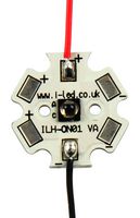 ILH-IN01-85SL-SC211-WIR200. - IR Emitter Module, 1 Chip, 850 nm, ± 25° (50°), 1230 mW/Sr, 200 mm Red & Black, Star PCB - INTELLIGENT LED SOLUTIONS