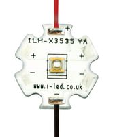 ILH-XR01-S270-SC201-WIR200. - UV Emitter Module, 1 Chip UVC, 270-290 nm, 2.28 W, 60° (+/- 30°), Star PCB, M3 Holes - Heatsink - INTELLIGENT LED SOLUTIONS