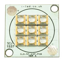 ILO-XO09-S260-SC201. - UV Emitter Module, 9 Chip, 260 nm to 270 nm, 20 W, 90° (+/- 45°), Square PCB, M3 Heatsink Mount - INTELLIGENT LED SOLUTIONS