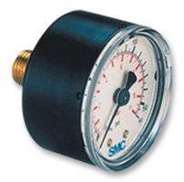 5K4-10 - Pressure Gauge, Air, 0 Bar to 10 Bar, R1/4" Connection, 50mm - SMC