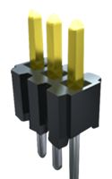 HTSW-114-07-T-S - Pin Header, Vertical, Board-to-Board, 2.54 mm, 1 Rows, 14 Contacts, Through Hole, HTSW - SAMTEC