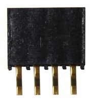 SMH-104-02-G-S - PCB Receptacle, Board-to-Board, 2.54 mm, 1 Rows, 4 Contacts, Surface Mount, SMH - SAMTEC