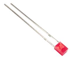 MP007963 - LED, Super Orange Red, Through Hole, 2mm x 3mm, 20 mA, 2 V, 625 nm - MULTICOMP PRO
