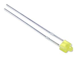 MP007991 - LED, Yellow, Through Hole, 1.8mm, 20 mA, 2 V, 590 nm - MULTICOMP PRO