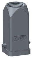 T1329036120-000 - Heavy Duty Connector, Hood, Top Entry, Zinc Alloy Body, 1 Lever, H3A - TE CONNECTIVITY