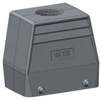 T1329320150-000 - Heavy Duty Connector, Hood, Top Entry, Aluminium Alloy Body, 2 Lever - TE CONNECTIVITY