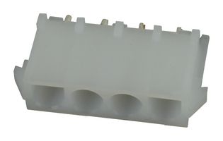 641967-1 - Pin Header, Wire-to-Board, 6.35 mm, 1 Rows, 4 Contacts, Through Hole Straight - AMP - TE CONNECTIVITY