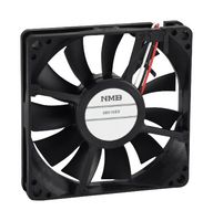08015SS-24L-AA-00 - DC Axial Fan, 24 V, Square, 80 mm, 15 mm, Sleeve Bearing, 26.8 CFM - NMB TECHNOLOGIES