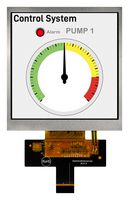 MDT0400EIHH-RGB - TFT LCD, 4 ", 480 x 480 Pixels, Square, RGB, 2.8V - MIDAS