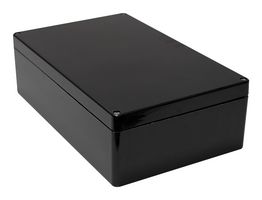 1590ZGRP243BK - Plastic Enclosure, Wall Mount, Polyester (PET), Glass Fibre Reinforced, 400 mm, 250 mm, 120 mm - HAMMOND