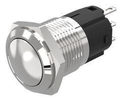 82-4571.1000 - Vandal Resistant Switch, Series 82, 16 mm, SPDT, Momentary, Round - EAO