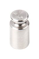 347-02 - Test Weight, Single, M1, 2 g, Cylindrical, Stainless Steel, Finely Turned, 347 Series - KERN