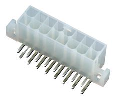 39-29-1047 - Pin Header, Power, Wire-to-Board, 4.2 mm, 2 Rows, 4 Contacts, Through Hole Right Angle - MOLEX