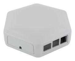 CBHEX1-PI3-GY - Enclosure, 146 mm x 130 mm x 45 mm, Grey, ABS, Raspberry Pi 3 Boards - CAMDENBOSS
