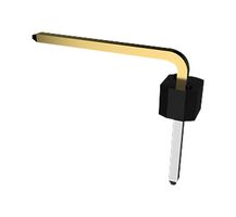 68016-403HLF - Pin Header, Board-to-Board, 2.54 mm, 1 Rows, 3 Contacts, Through Hole Right Angle - AMPHENOL COMMUNICATIONS SOLUTIONS
