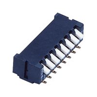 CFP-0812TB - DIP / SIP Switch, 8 Circuits, Piano Key, Surface Mount, 8PST-NO, 6 V, 100 mA - NIDEC COPAL ELECTRONICS