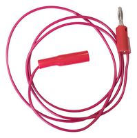 BU-2031-A-24-2 - Alligator Clip to Banana Plug Test Lead, Minigator Clip, 4mm Stackable Banana Plug, 24 " - MUELLER ELECTRIC