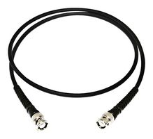 BU-P2249-C-300 - RF / Coaxial Cable Assembly, w/ Strain Relief, BNC Plug to BNC Plug, RG58C/U, 50 ohm, 300 ", 7.62 m - MUELLER ELECTRIC