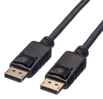 11.44.5764 - Audio / Video Cable Assembly, DisplayPort Plug, DisplayPort Plug, 16.4 ft, 5 m, Black - ROLINE