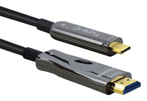 14.01.3474 - Inter Series Adapter Cable Assembly, Type C USB Plug to HDMI Type A Plug, 98.4 ft, 30 m, Black - ROLINE