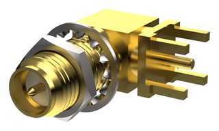 PCB.114SMAFRAJ.A - RF / Coaxial Connector, SMA Coaxial, Right Angle Bulkhead Jack, Through Hole Right Angle, 50 ohm - TAOGLAS