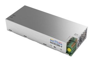 RACM1200-48SAV/ENC/PMB - AC/DC Enclosed Power Supply (PSU), ITE & Medical, 1 Outputs, 1.2 kW, 48 VDC, 25 A - RECOM POWER