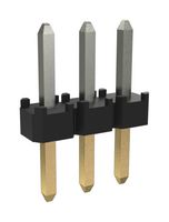 10138654-G03-03LF - Pin Header, Board-to-Board, 2 mm, 1 Rows, 3 Contacts, Through Hole Straight, Minitek Series - AMPHENOL COMMUNICATIONS SOLUTIONS