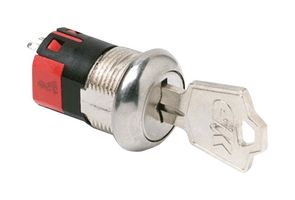 Y200822C203NQ - Keylock Switch, On-On-On, DP3T, Y Series, 3 Position, Solder Lug, 4 A - C&K COMPONENTS