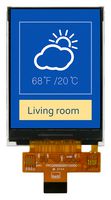 MDT0240A12SH-SPI - TFT LCD, 2.4 ", 240 x 320 Pixels, Portrait, RGB, 3.3V - MIDAS