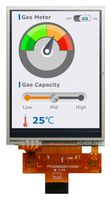 MDT0240A12SSR-SPI - TFT LCD, 2.4 ", 240 x 320 Pixels, Portrait, RGB, 3.3V - MIDAS