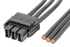 218057-0320 - Cable Assembly, EXTreme Guardian Receptacle to Free End, 3 Ways, 11 mm, 1 Row, 2 m, 6.6 ft - MOLEX