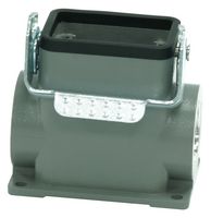 MP009361 - Heavy Duty Connector, Base, Bulkhead Mount, Side Entry, Aluminium Body, 1 Lever, 6B - MULTICOMP PRO