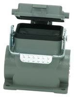 MP009363 - Heavy Duty Connector, Base, Bulkhead Mount, Side Entry, Aluminium Body, 1 Lever, 6B - MULTICOMP PRO