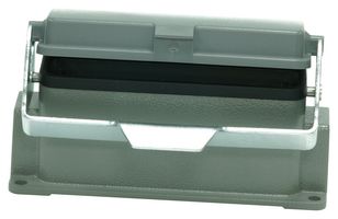 MP009421 - Heavy Duty Connector, Base, Bulkhead Mount, Side Entry, Aluminium Body, 1 Lever, 24B - MULTICOMP PRO