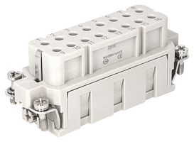 MP009524 - Heavy Duty Connector, MP-HA INSERTS, Insert, 16+PE Contacts, 16A, Receptacle - MULTICOMP PRO