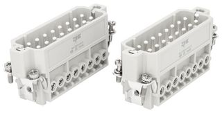 MP009527 - Heavy Duty Connector, MP-HA INSERTS, Insert, 32+PE Contacts, 16A, Plug, Screw Pin - MULTICOMP PRO