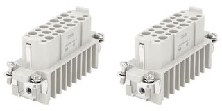 MP009540 - Heavy Duty Connector, MP-HD INSERTS, Insert, 50+PE Contacts, 32A, Receptacle - MULTICOMP PRO