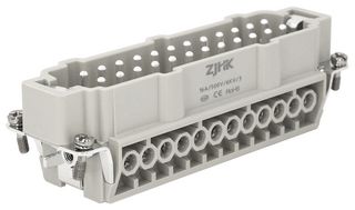 MP009573 - Heavy Duty Connector, MP-HE INSERTS, Insert, 24+PE Contacts, 24B, Plug, Screw Pin - MULTICOMP PRO