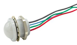 658-2485-303F - Multicolour Panel Indicators, Red, Green, Blue, 25.4 mm, R 20mA, G 20mA, B 20mA - DIALIGHT